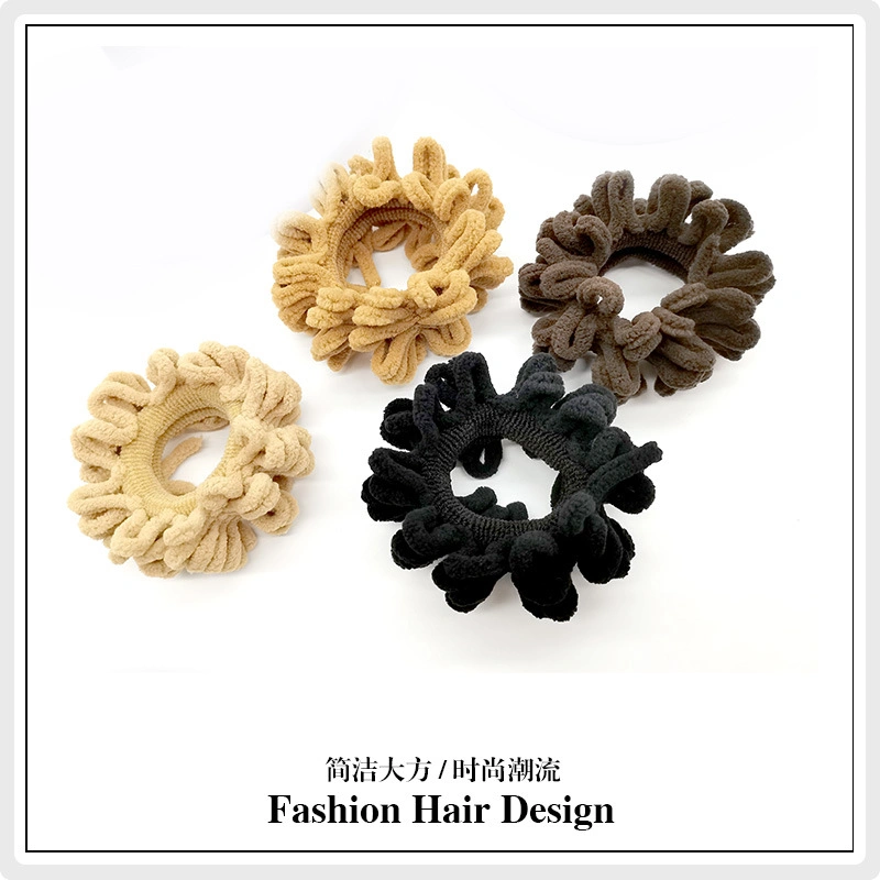 Fashion Jewelry Telephone Wire Velvet Large Intestine Hair Ring Hair Rope