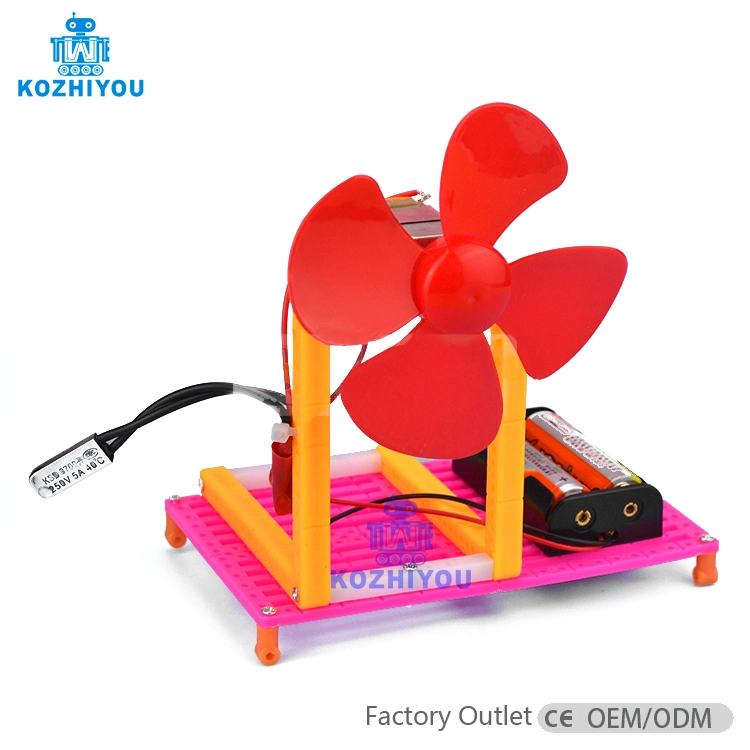 Stem Toy Temperature Control Fan Science Educational Toys Small Production