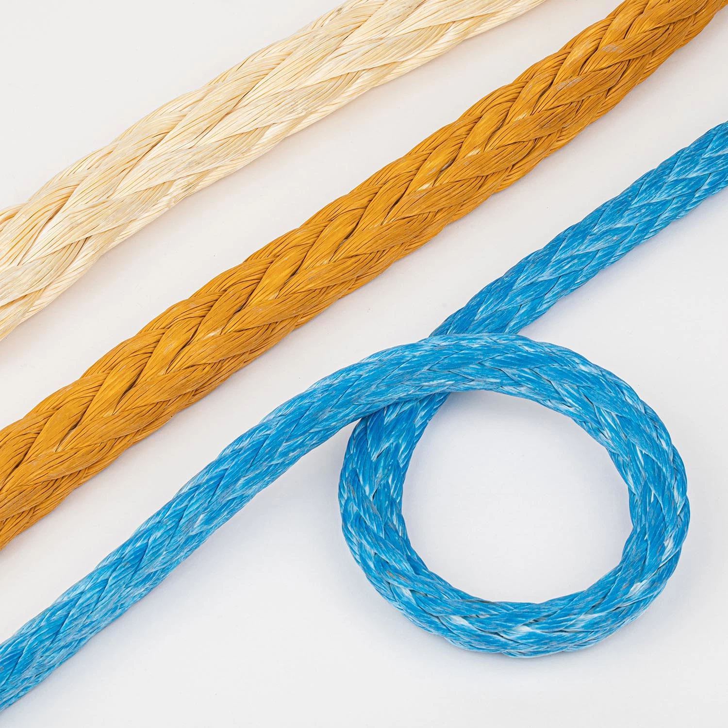 High quality/High cost performance 12 Strand Polyester/Nylon/PP/PE/Polypropylene/Mixed/Hmpe/UHMWPE/Hmwpe Hawser Tow Marine Mooring Rigging Towing Winch Rope