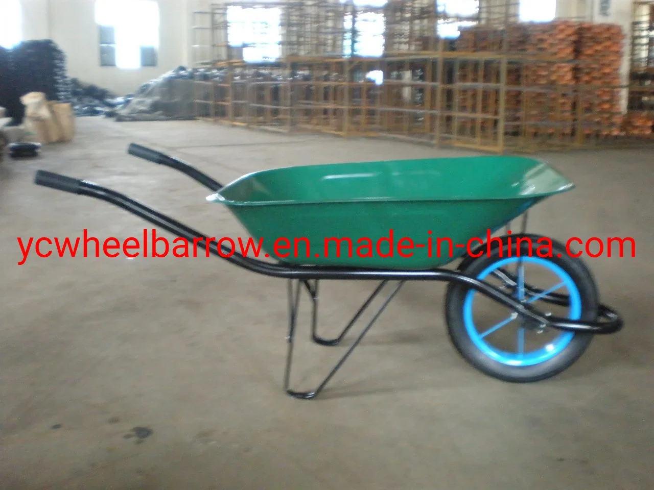 Africa Wheelbarrow Wb6400 with Rubber Wheel Heavy Duty Brouette