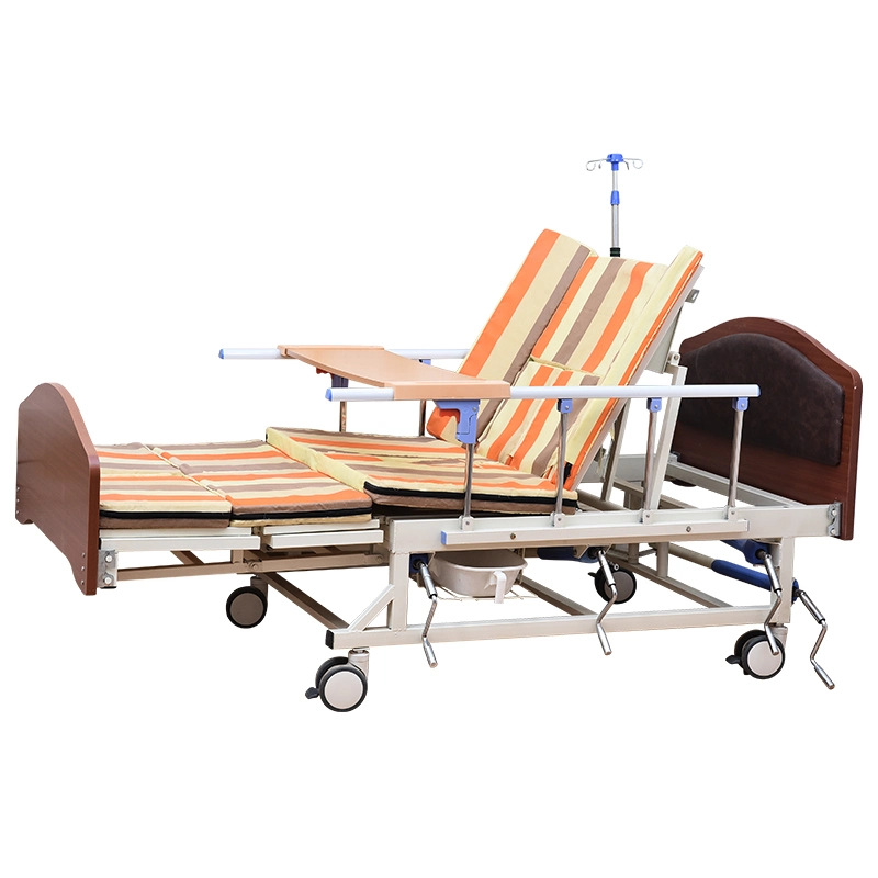 Medical Healthcare Patient Manual Nursing Bed Multi Function Nursing Bed