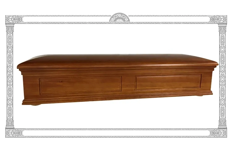 Solid Cremation Wood Coffin Paulownia Casket Funeral Wooden Coffin for Adult, Wholesale/Supplier Solid Paulownia Casket for Sale