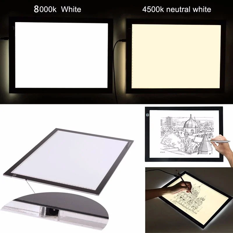 LED Tracing Board A2 A3 A4 Touch Screen Drawing Pad LED Light Pad