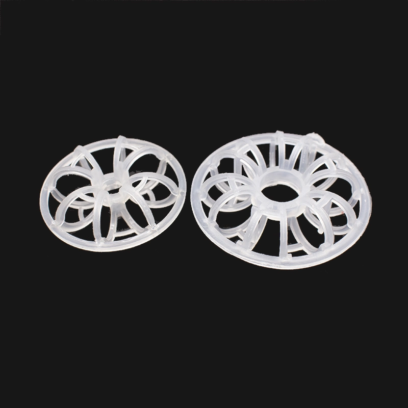 2K 3r Plastic Rosette Rings PE PP PVC CPVC PVDF Scrubber Packing Teller Ring for Scrubbing Tower