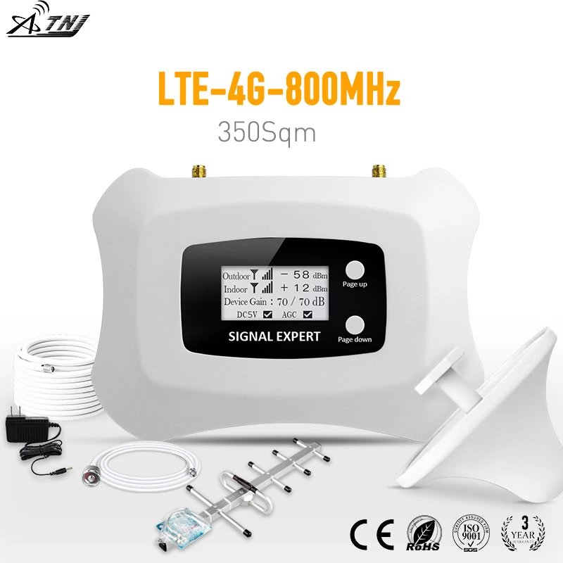 Repetidor de señal de teléfono móvil LTE 800MHz