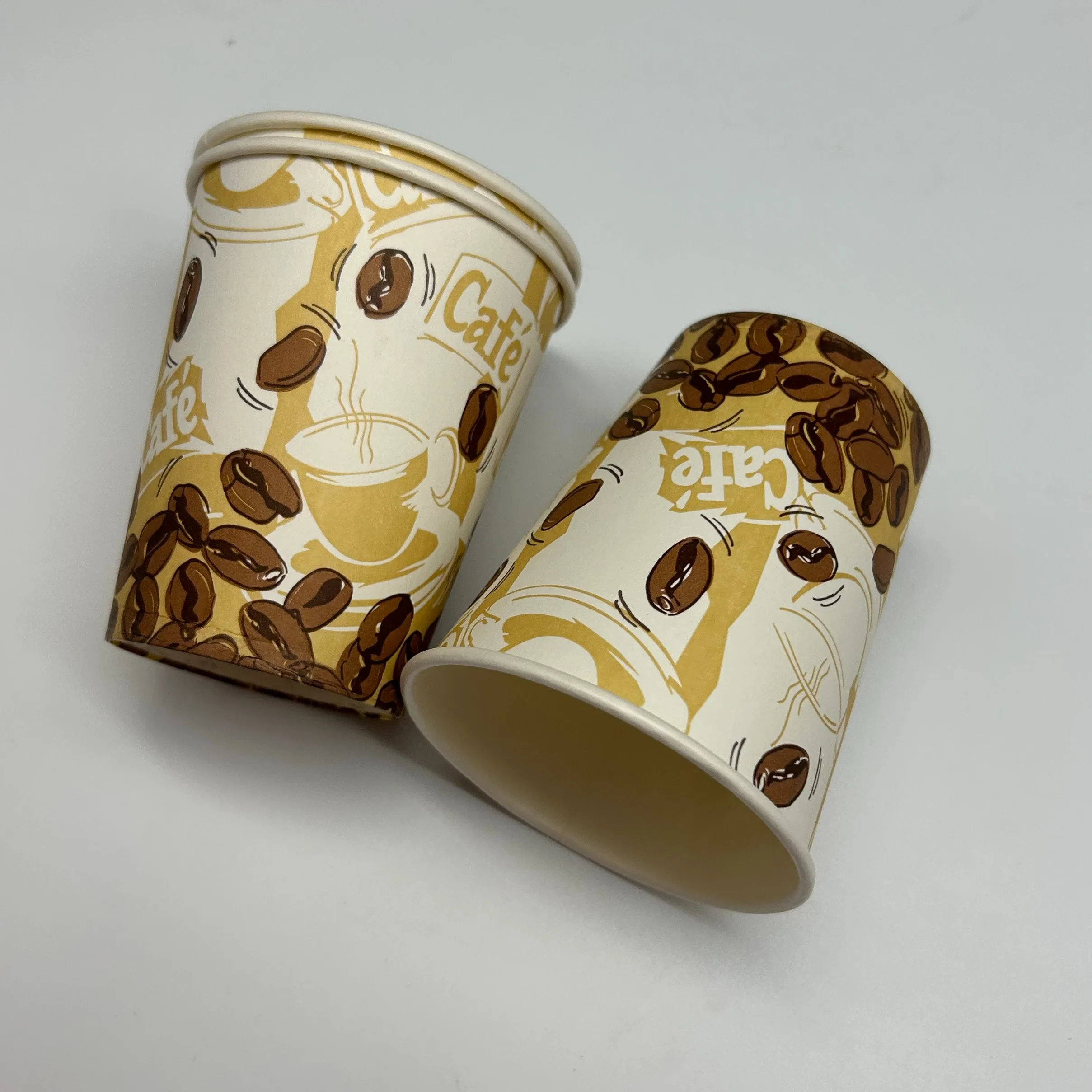 Biodegradable Colourful 2oz-22oz Coffee Paper Cup