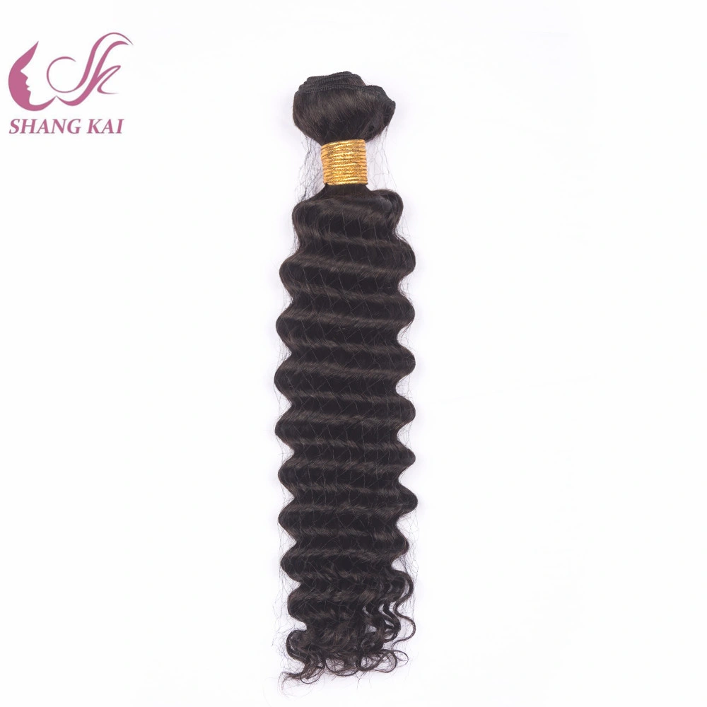 Remy Indian Hair Raw Virgin Wavy Bohemian Curl Human Hair Weave/Bundles Extension, Wholesale/Supplier Black Hair Products