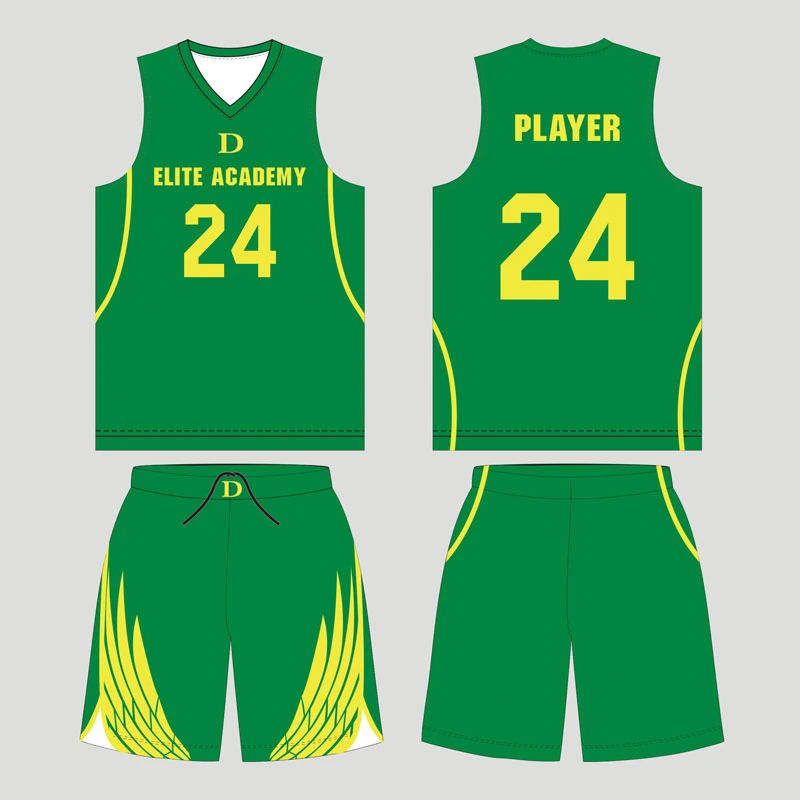 Custom Polyester Sublimated Reversible Basketball Jersey Kids