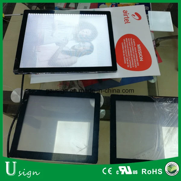 High Brightness Advertising Display Indoor Crystal Light Box for Real Estate Signage