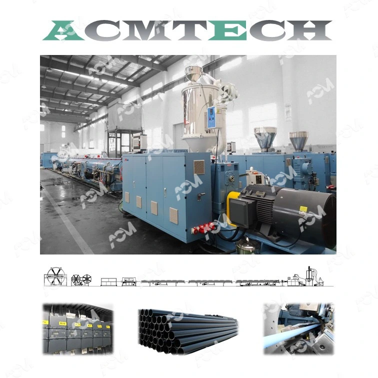 2021 ACM PE HDPE PPR/PVC UPVC glatt starr gewölbte flexibel Wasserrohr Mit Einem/Zwei Schrauben Extruder/Extrusion/Extrudieren/Herstellen Von Maschine