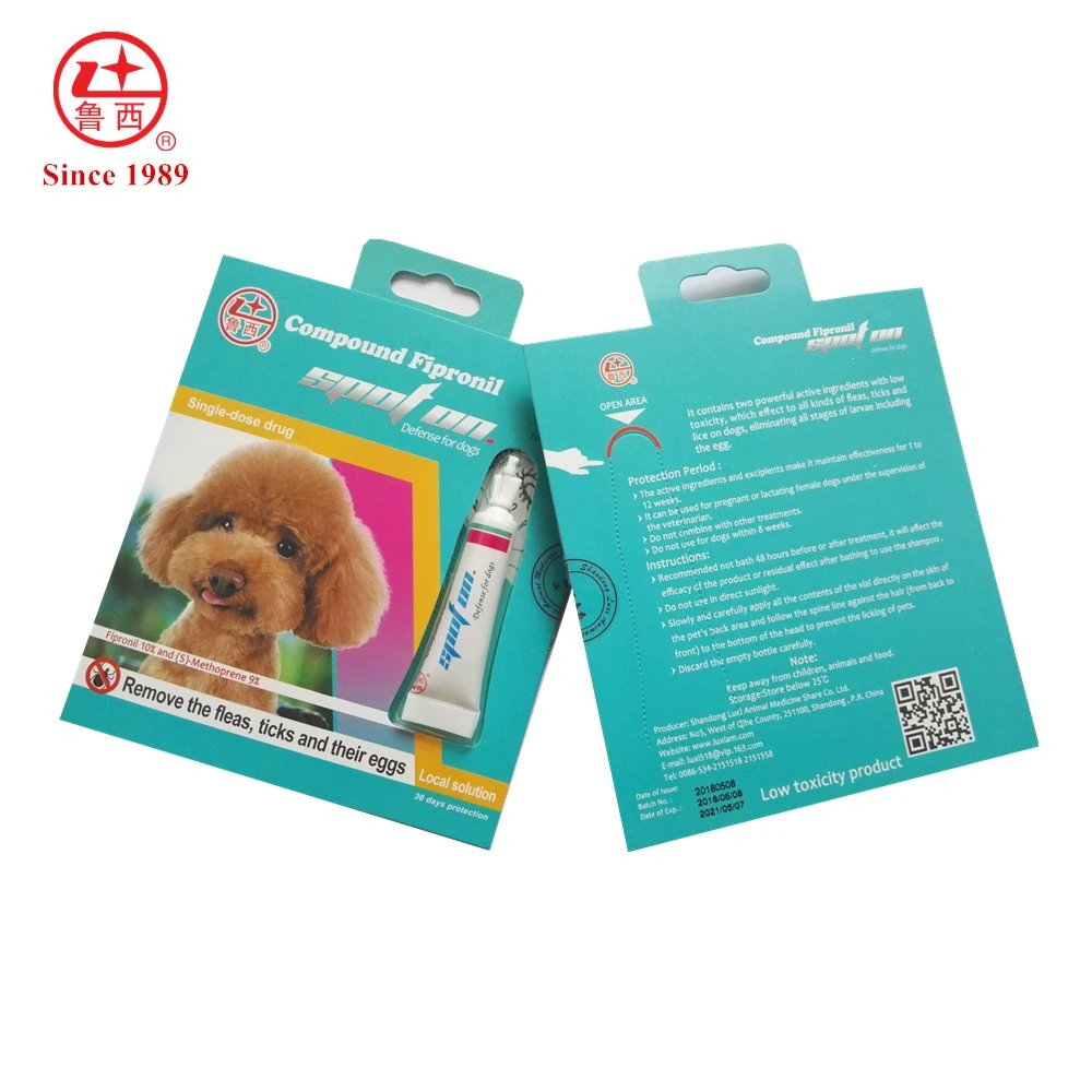 Pet Pesticide for Dogs/Cats Compound Fipronil + S-Metoprene Spot on