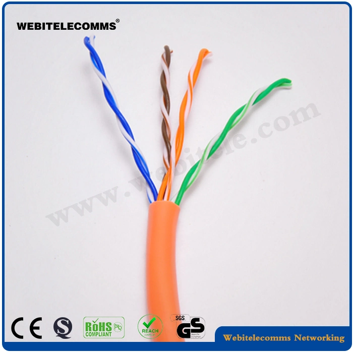 PVC U/UTP Cat5e Unshielded LAN Cable for Network Using