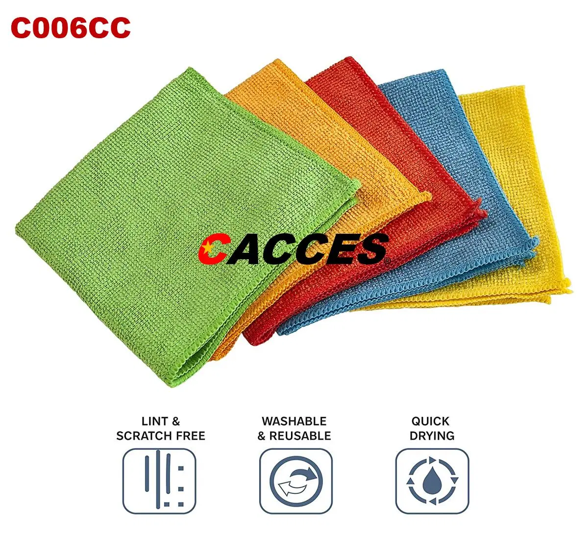 Cleaning Cloths-5pk,All-Purpose Softer Highly Absorbent,Lint Free-Streak Free Wash Cloth for House,Car,Pet,Window,Gift,Floor,Machine,etc,Kitchen Towel,Car Cloth