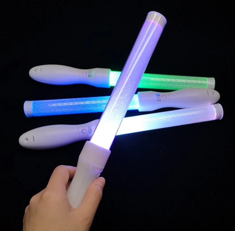 Customized Remote Control Rechargeable LED Glow Music Stick Light