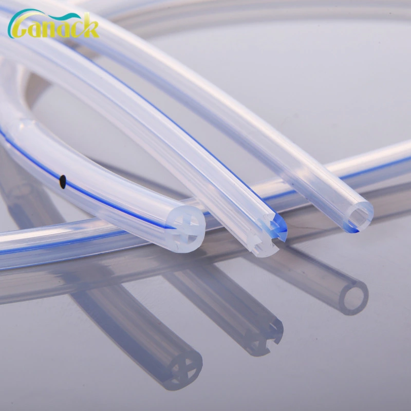 OEM Silicone Flat Drainage Tube Fluted Draines Medical Products