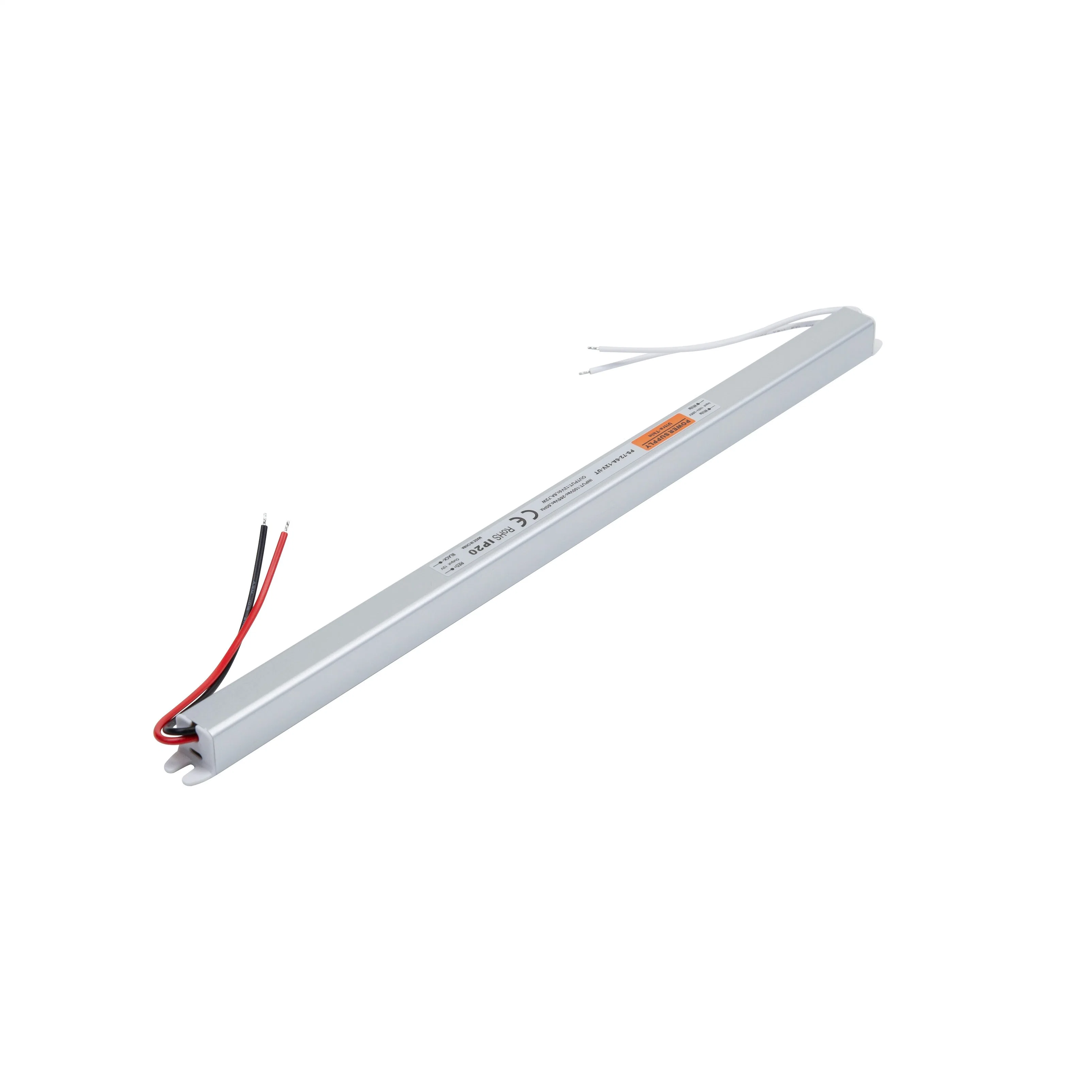 AC 110V / 220V to DC 12V 6A 72W Slim strip light box power supply for LED Strip Light Box