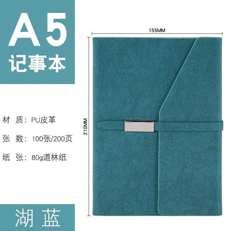 Colorful Custom PU Leather Notebook A5 Bulk Agenda Organizer Notepad for Office