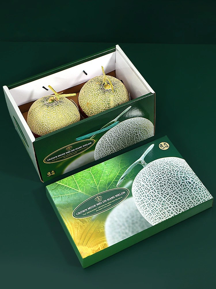 Custom Printed Agricultural Products Fruit Kraft Folding Paper Gift Box