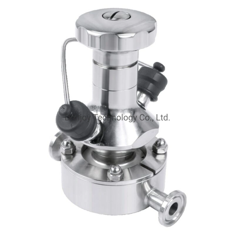 ISO90001 Donjoy Hygienic Stainless Steel Sample Valve with Turning Handle