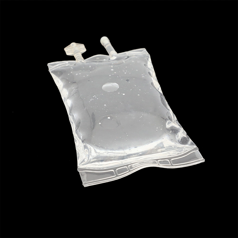 CE/ISO Certificate Disposable Medical Two Ports PVC/Non-PVC IV 500ml 1000ml Infusion Bag