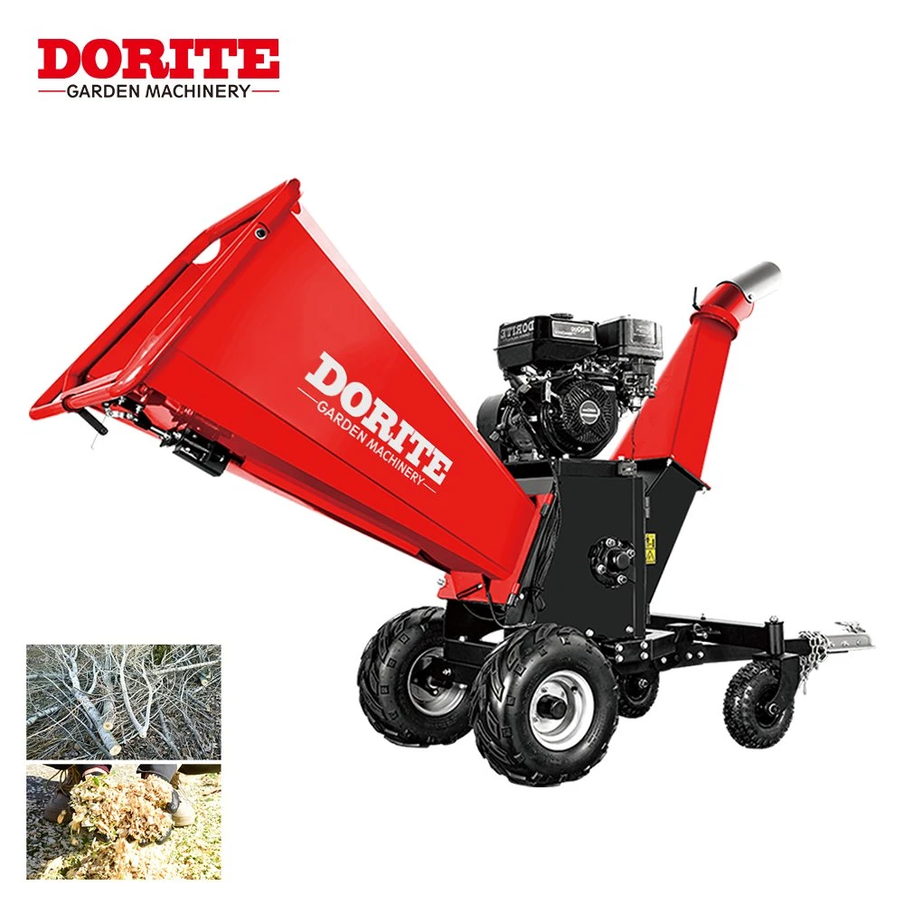 Professionelle maßgeschneiderte Sägemehl Holz Chipper 15HP CE Hochproduktives Holz Aktenvernichter Landwirtschaftliche Holz Chipper Aktenvernichter Maschine