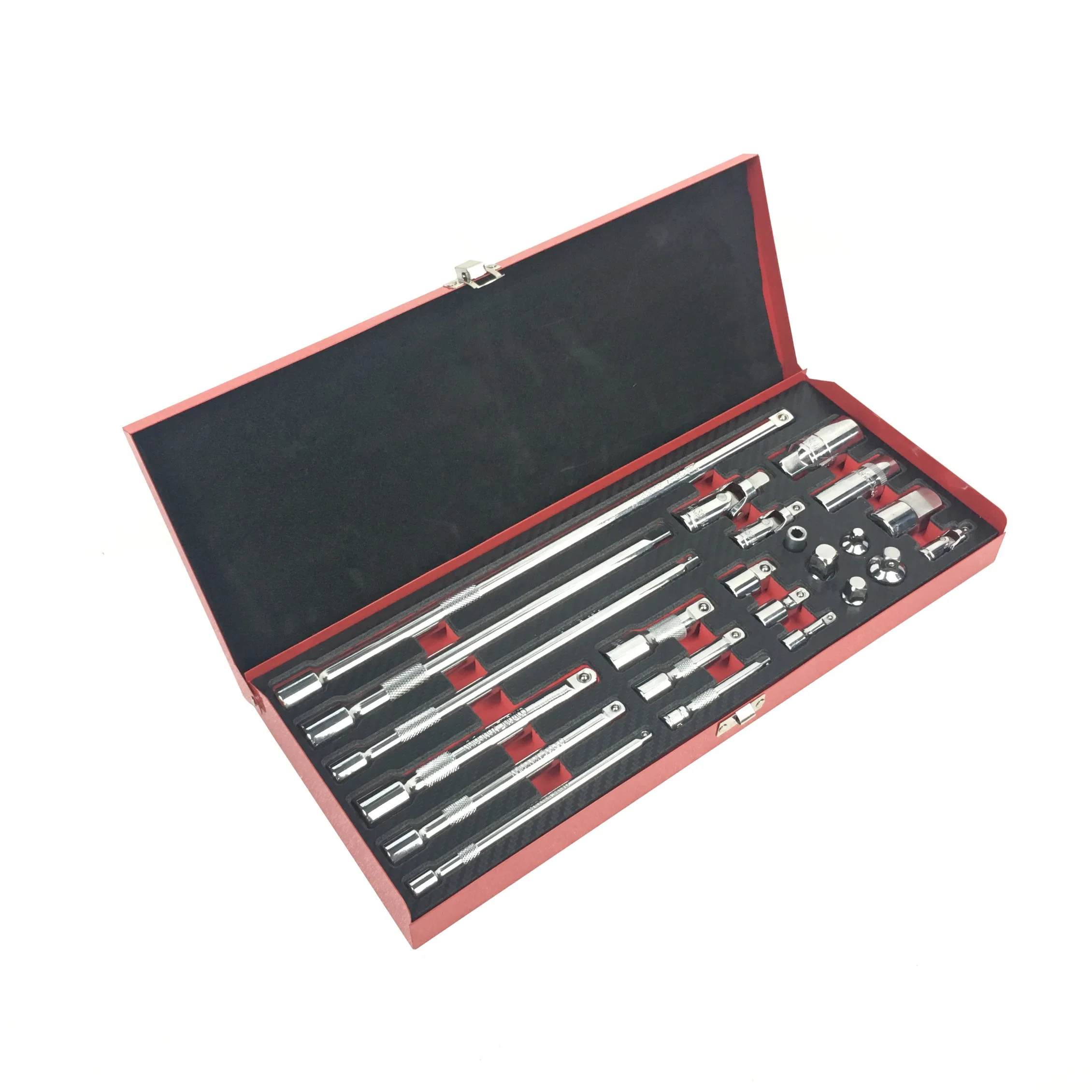 BGX Repair Hand Tool Kit 23 pcs Socket and extension bar accessory set in metal box