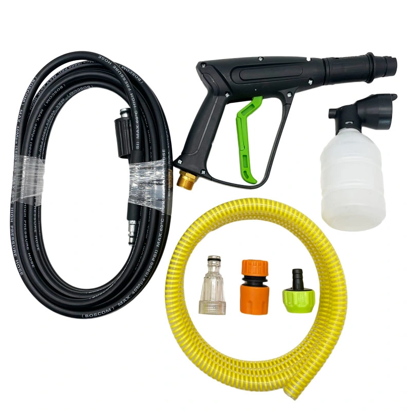 High Pressure Household 220V Brush Automatic Car Wash Portable Water Gun Cleaner