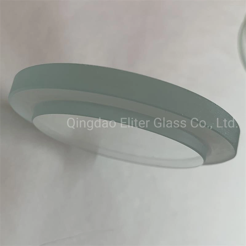 Round Clear Float Tempered Glass Step Lighting Uplight Glass