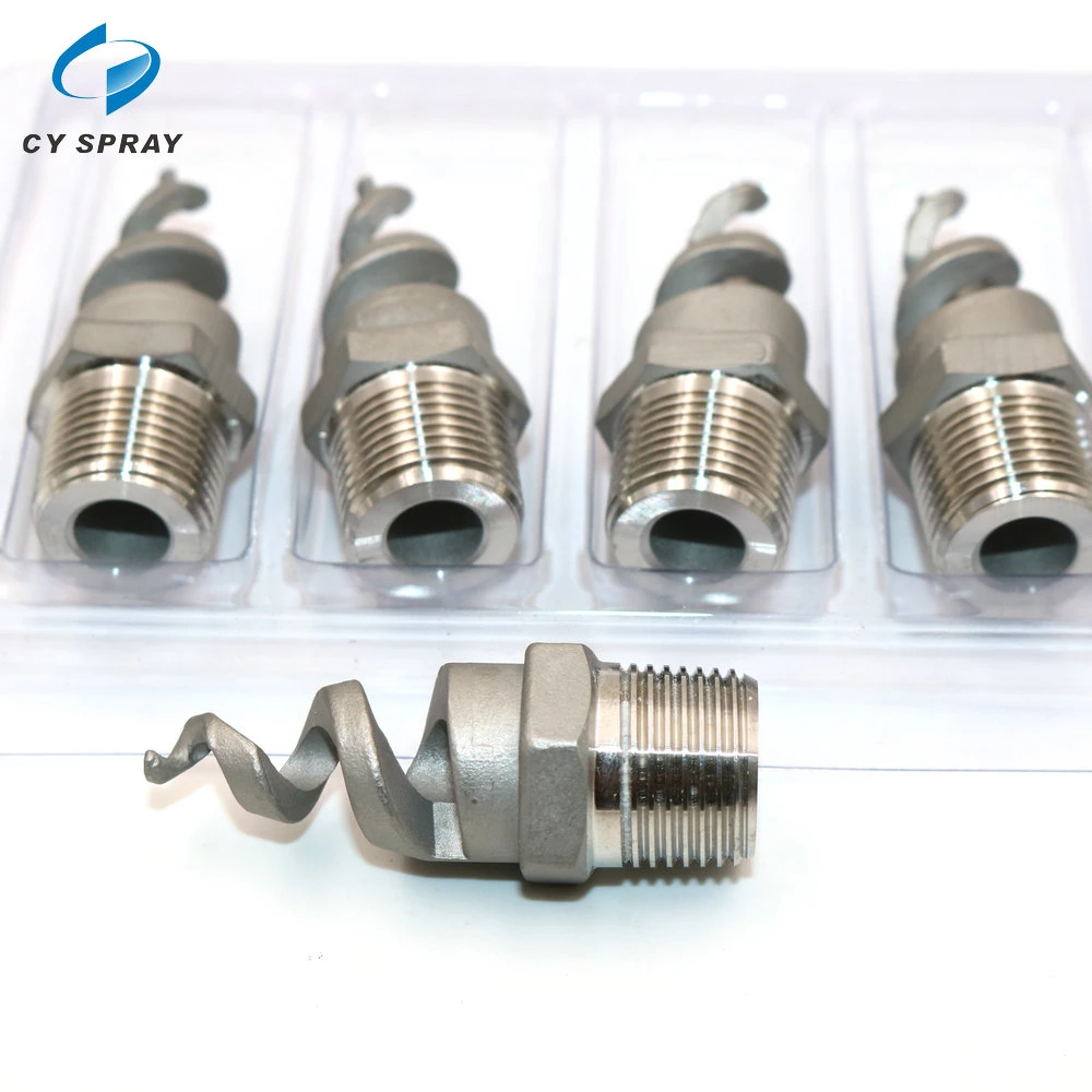 1/4 110 &deg; Stainless Steel Full Cone Spiral Jet Nozzles