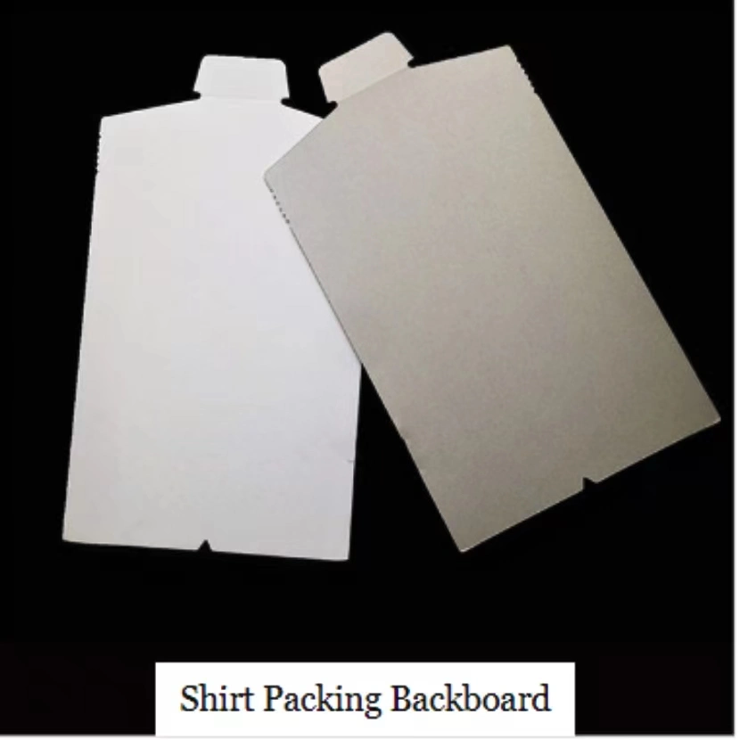 Shirt Folding Packing Backboard White Duplex Board for Folded Shirts