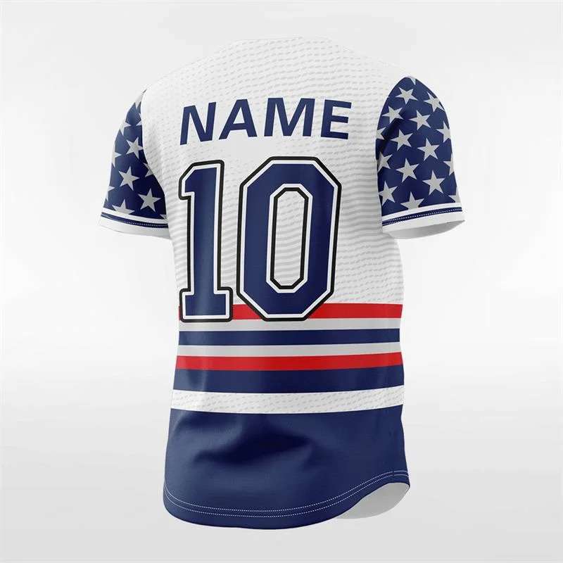 Custom Name Number Logo Wholesale/Supplier Top Quality OEM Baseball Jersey