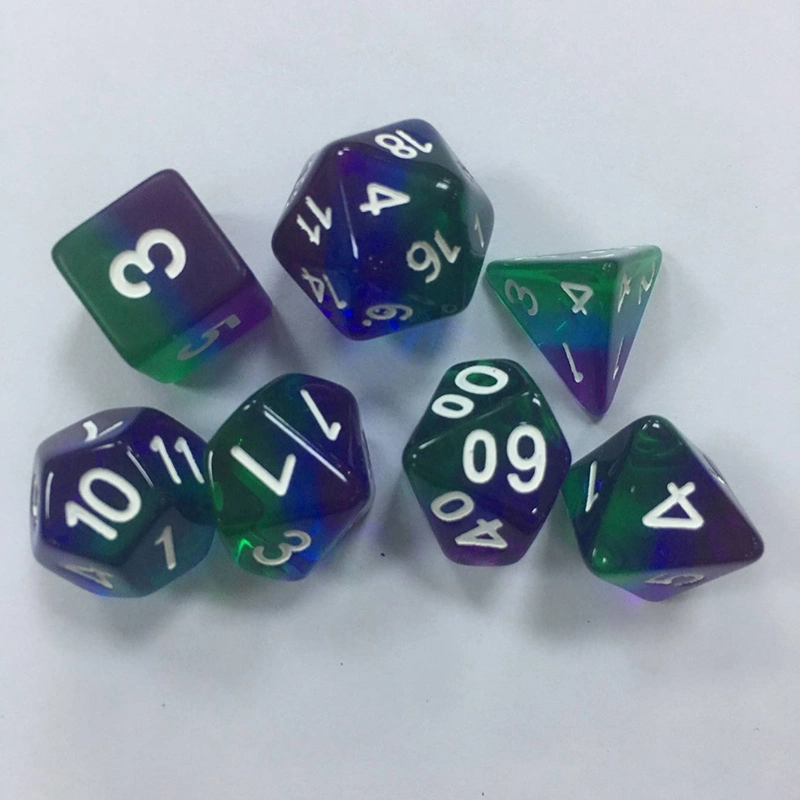 Wholesale/Supplier Colorful Custom Acrylic Resin Board Game Dice Set