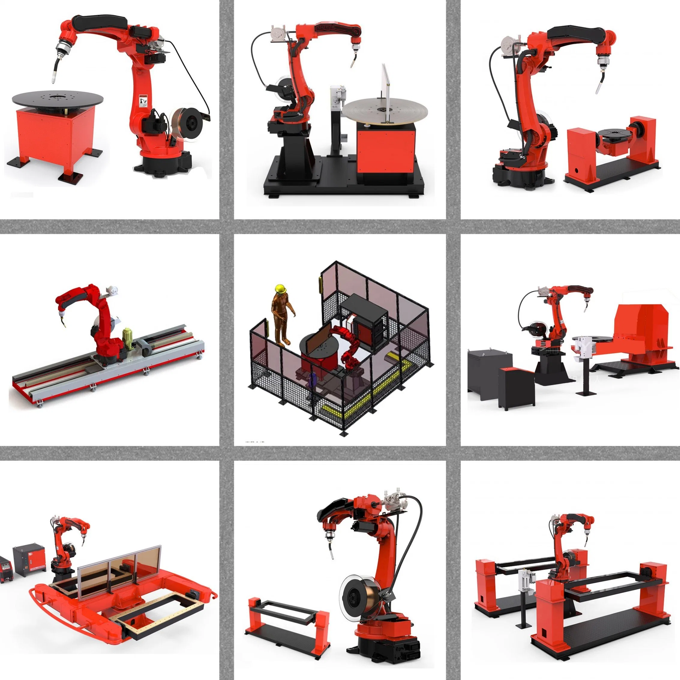 Two Axis L Type Automation Positioner for Welding Robot Arm