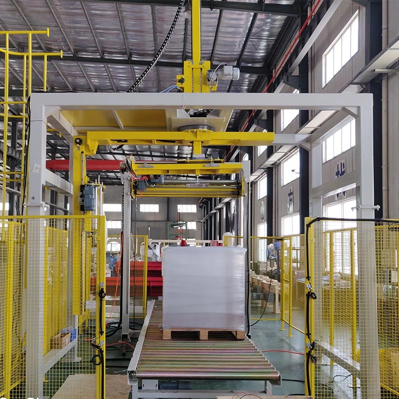 Automatic End-of-Line Wrapping and Strapping Packaging Solution