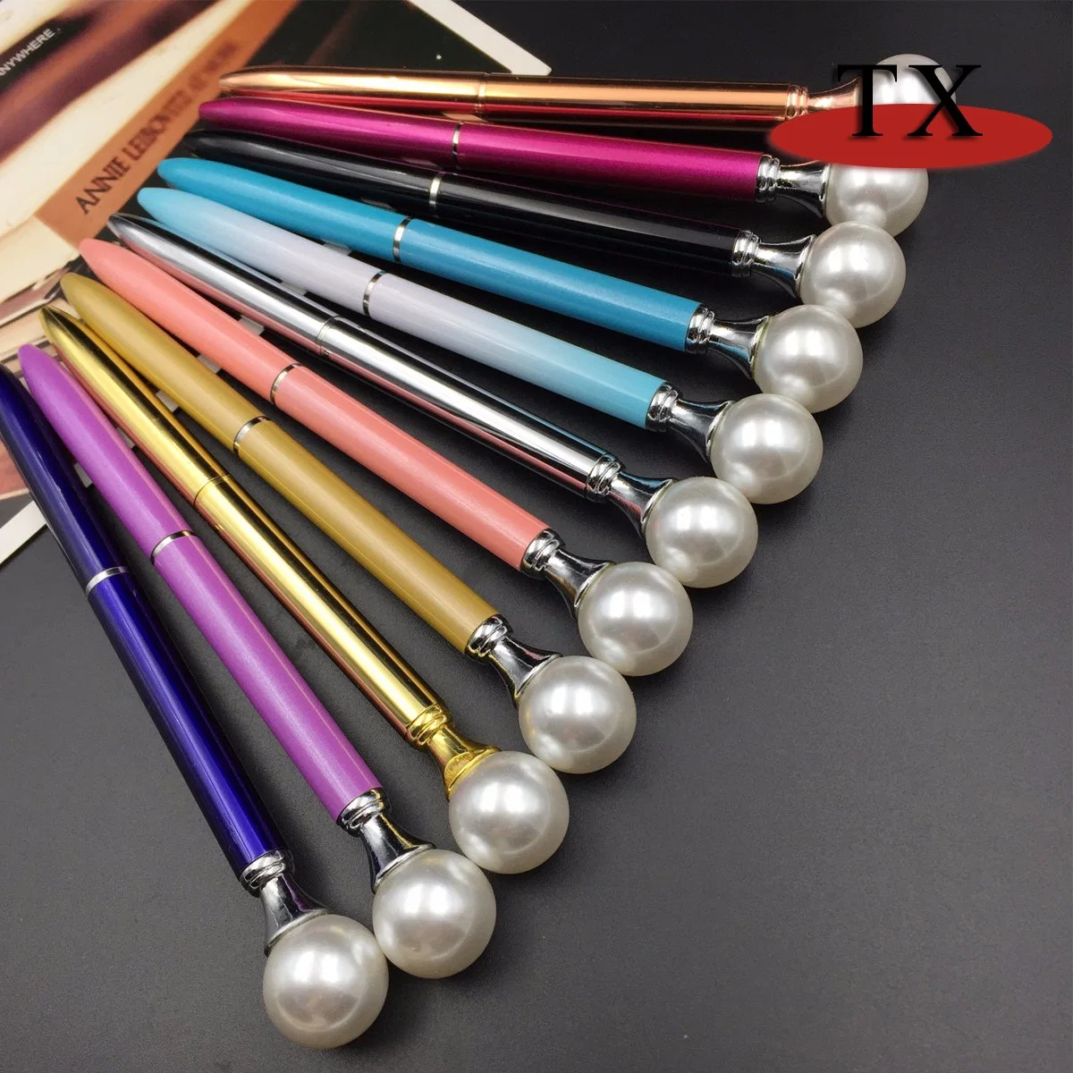 High quality/High cost performance  Stationery Creative Metal Crystal Ball Pen Advertising Pen Customized Logo