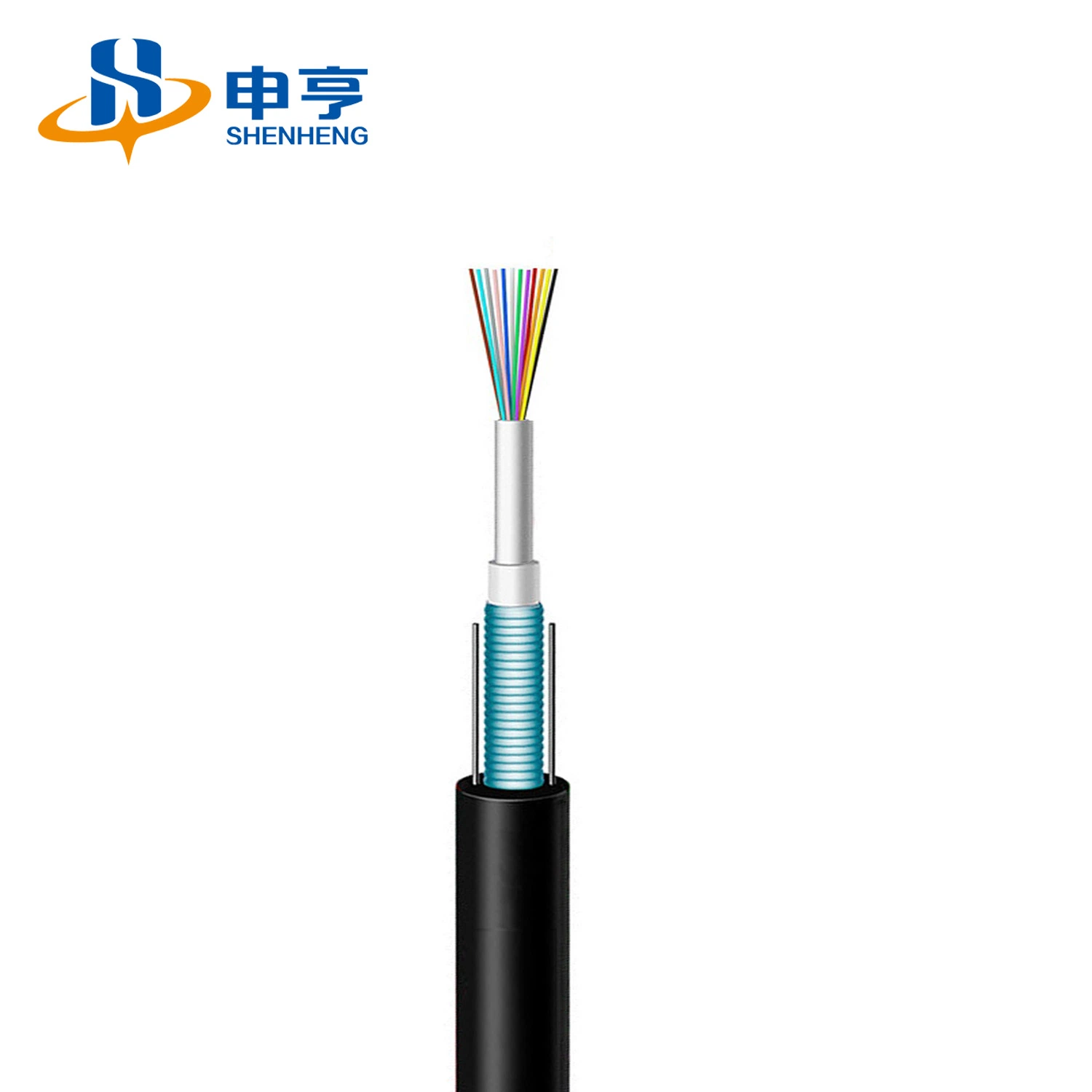 Outdoor Fiber Optic Cable 12 Core Communication Underground Single-Mode Optical Cable