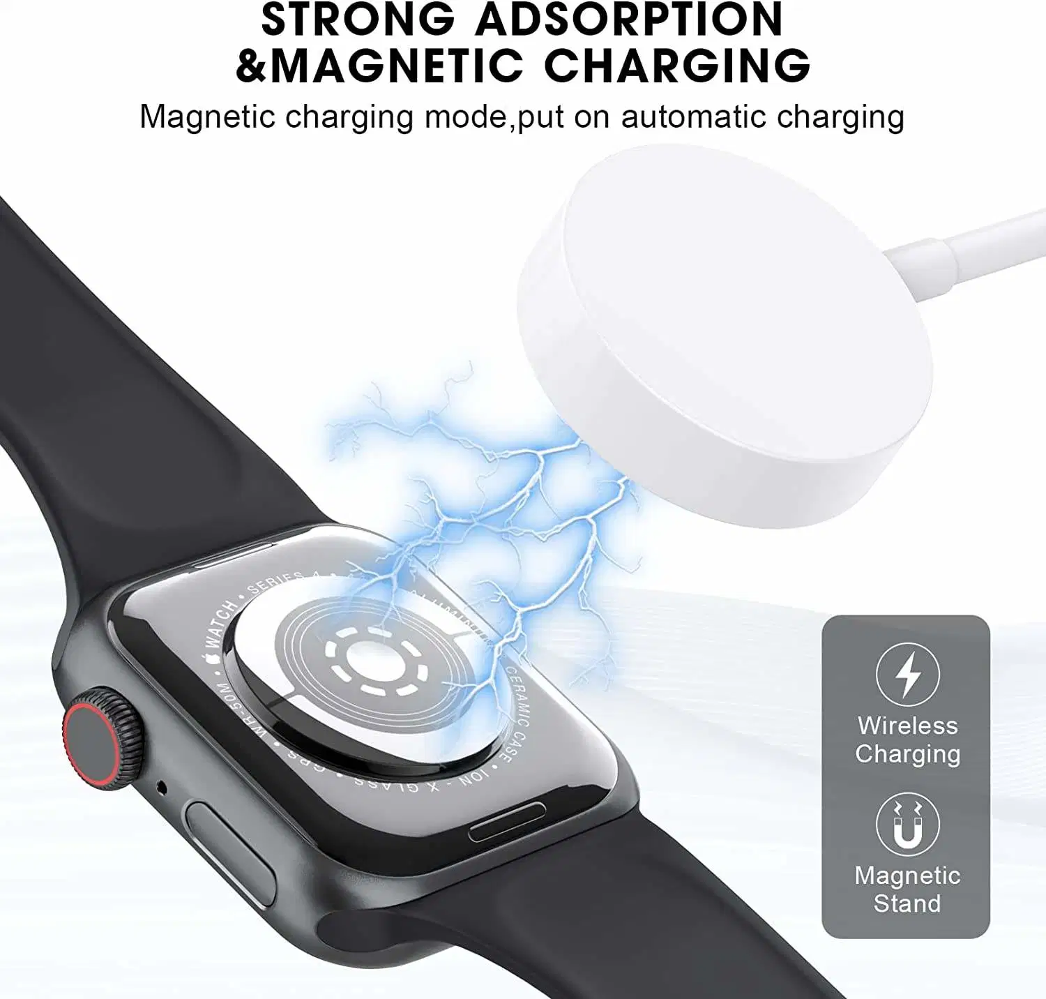 High quality/High cost performance  2 In1 Wireless Charger Cable for Apple Smart Watch I Watch and Wireless Charging Cables for I Phone 3 in 1 Promotion