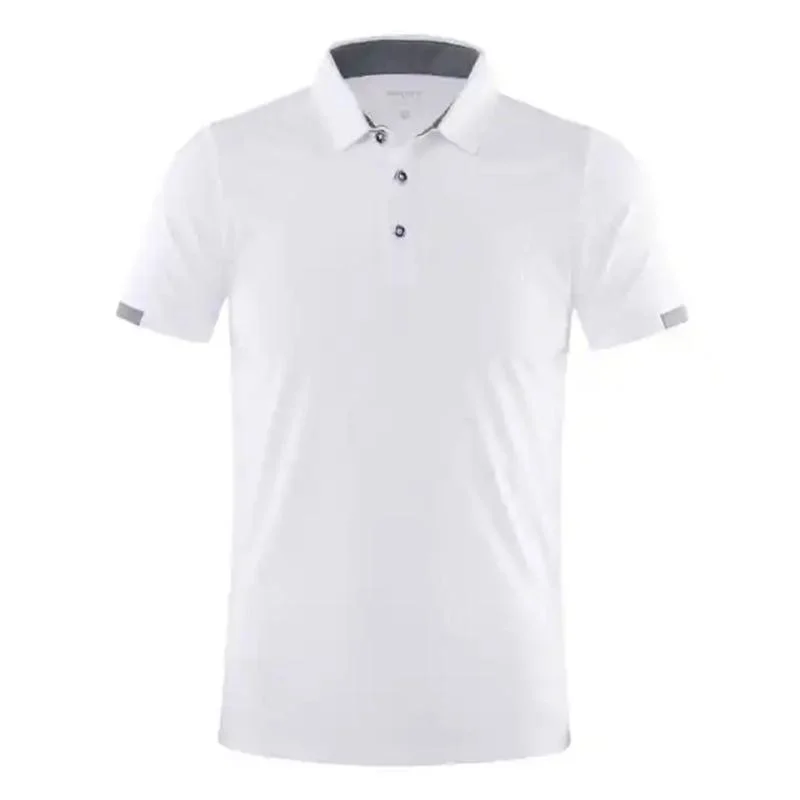 Customize Embroidery Logo Man's Sports Breathable Cotton Polyester Printed Uniform Polo Shirts