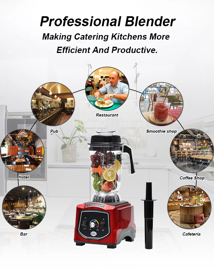 2.5L Factory Wholesale/Supplier Price OEM/ODM Produce Smoothie Food Juicer Commercial Blender