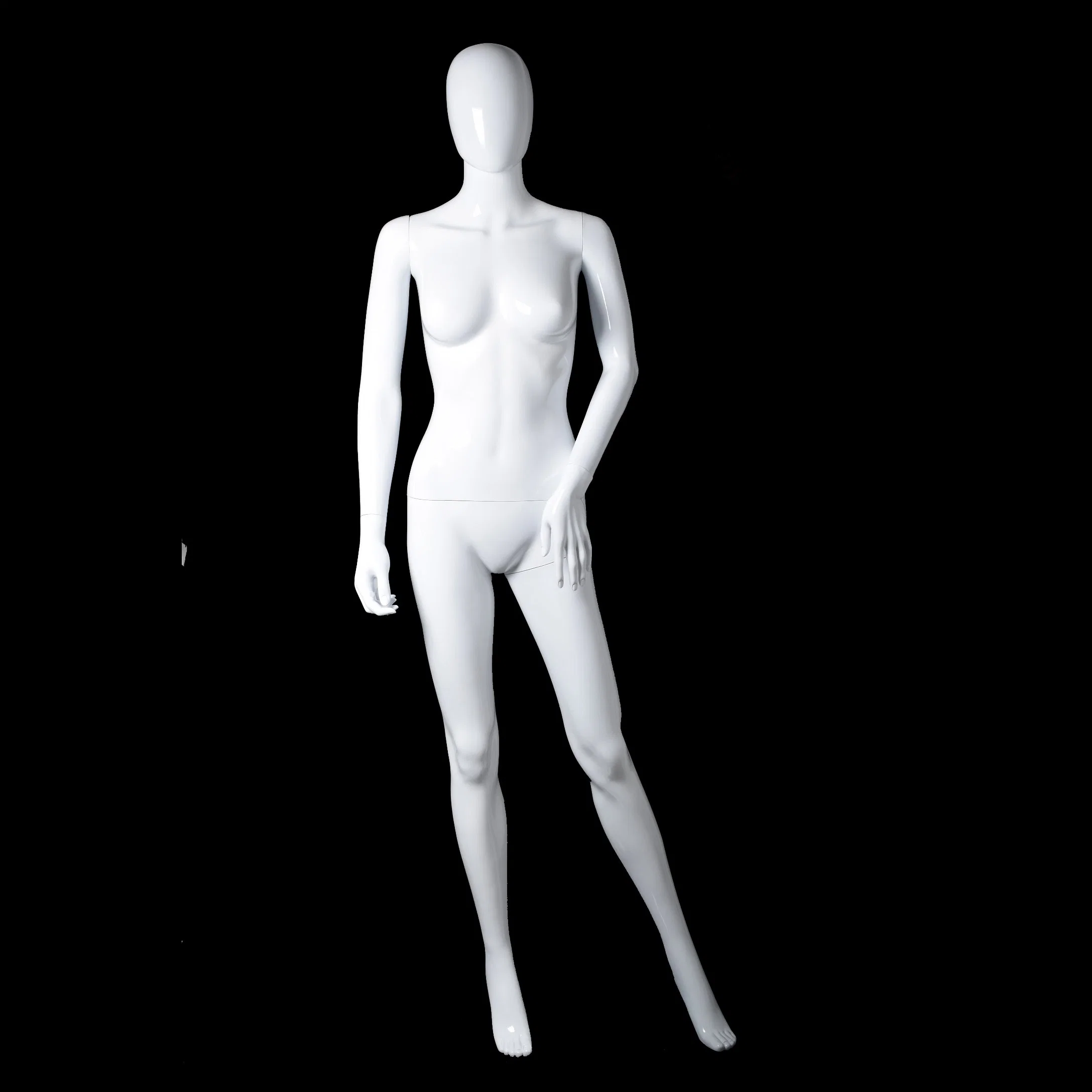 2019 Unbreakable PP Full Body White Male Mannequin for Window Display