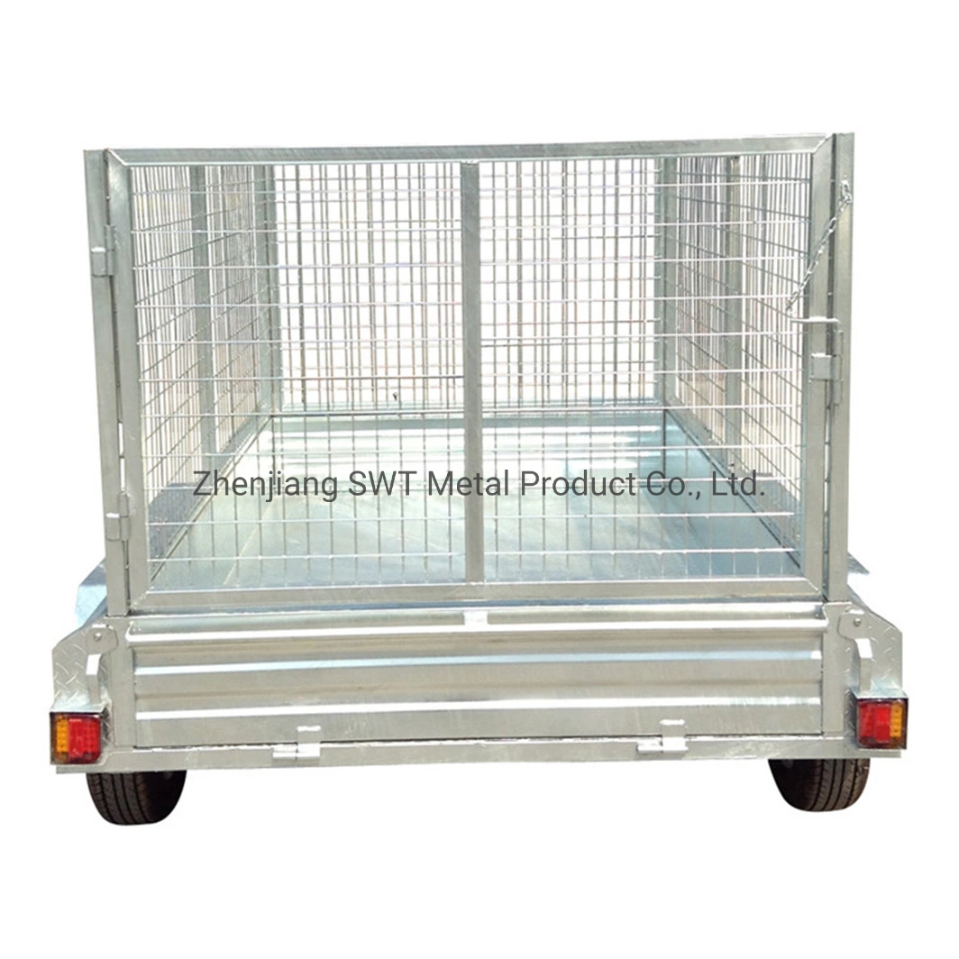 International Tandem Axle Cage Trailer with LED Taillight (SWT-TT95)