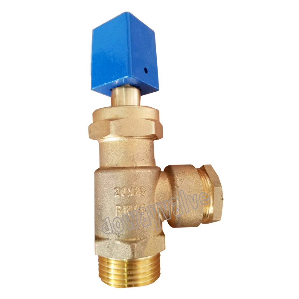 OEM Forged Brass Angle Type Brass Stop Valve China Manufacturer