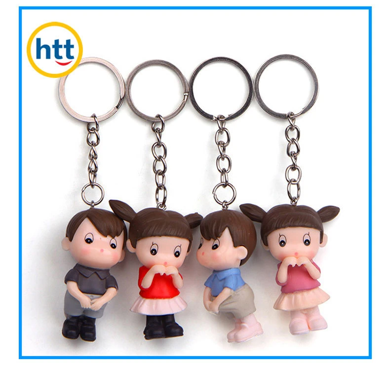 Factory Customised Cartoon Doll Kids Toys Key Ring Holiday Gifts