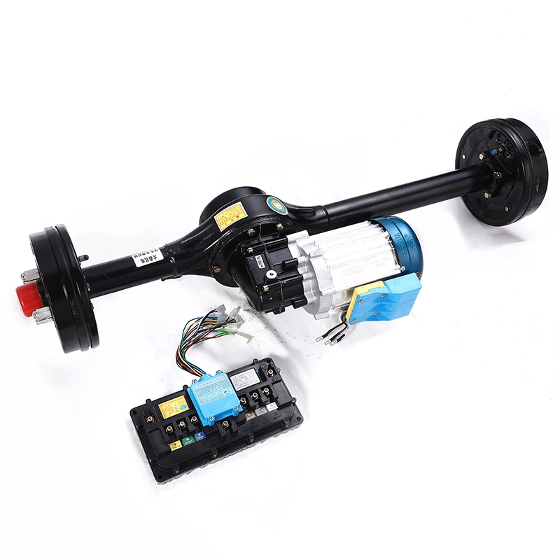 Datai 60V2000W Motor and Controller 220 Mechanical Brake Taper Rear Axle Differential Drive System