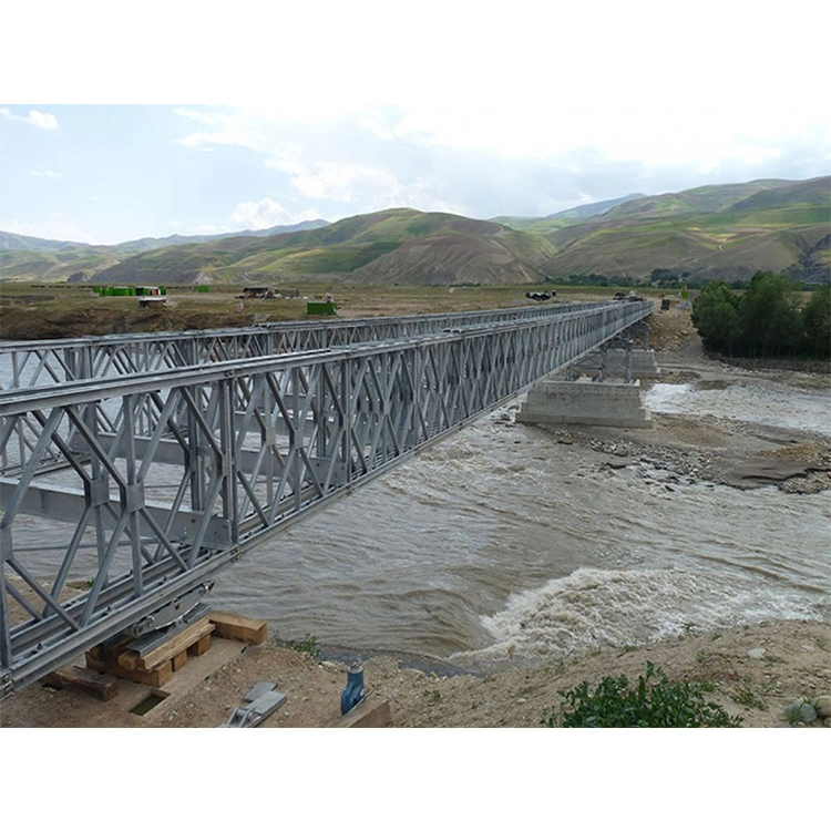 Jardín de acero modelo puente Bailey pequeño puente de puentes de acero