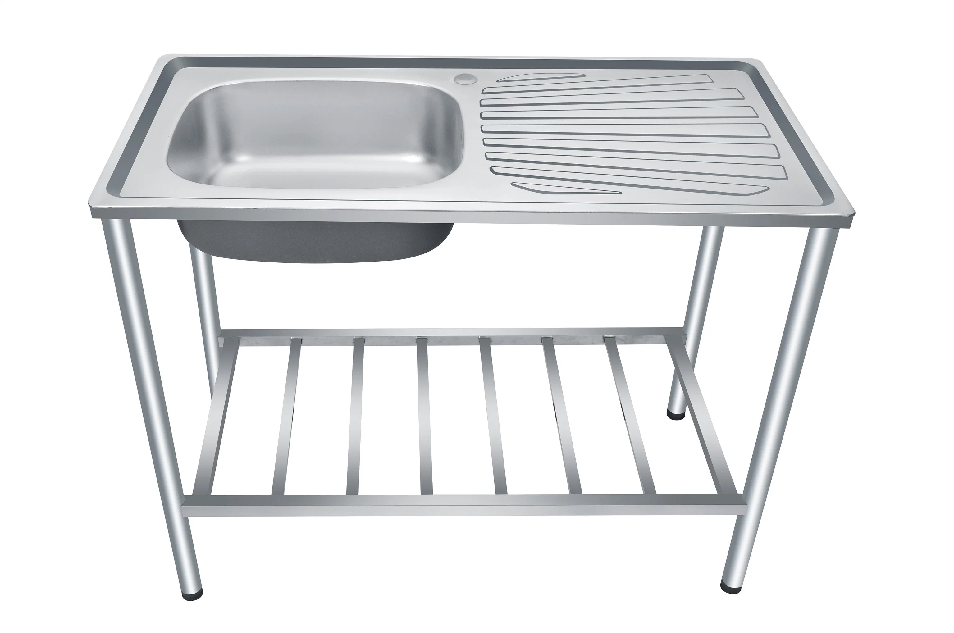 Factory Supply Kitchen Double Bowl Stainless Steel Outdoor Cabinet Sink