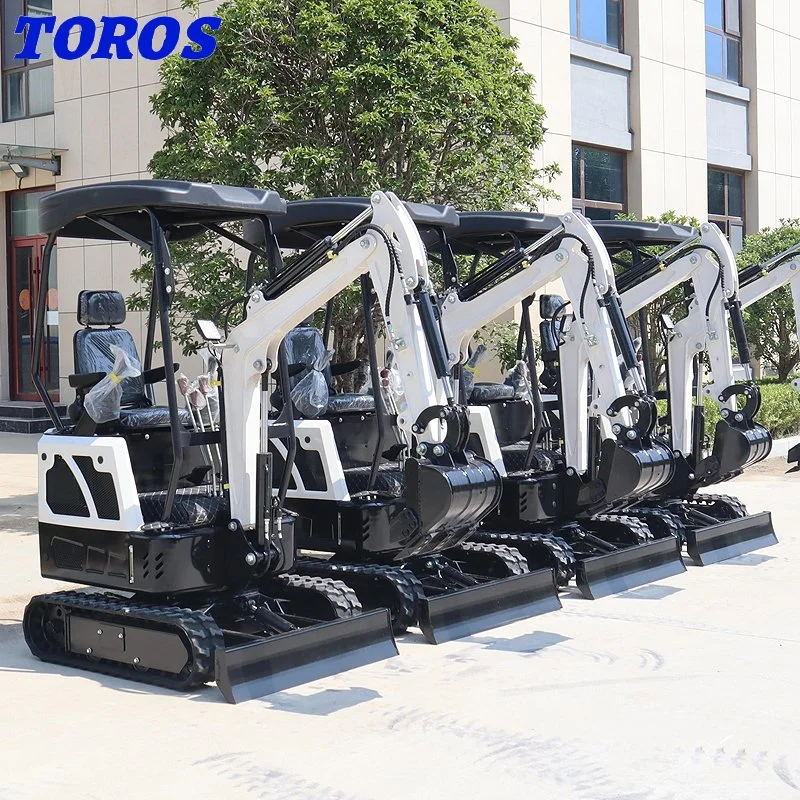 1,5ton Mini Bagger Greifer Mini Bagger Gummibahnen Mini Digger Ground Digger Maschine Wettbewerbsfähige Fabrik Direkt