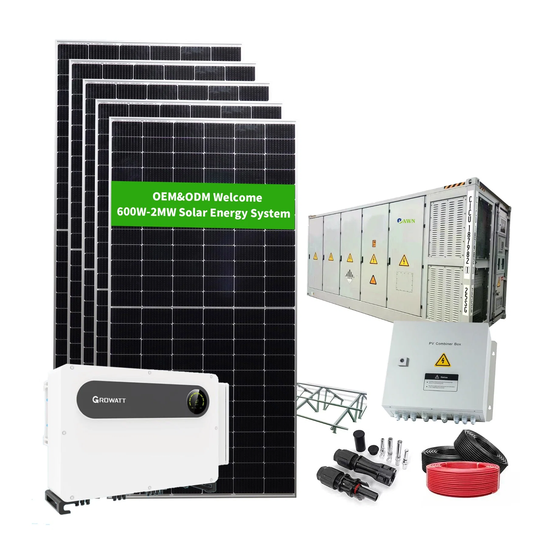 400kw Solar Panel Power Energy Storage and Large Scale Battery Storage System