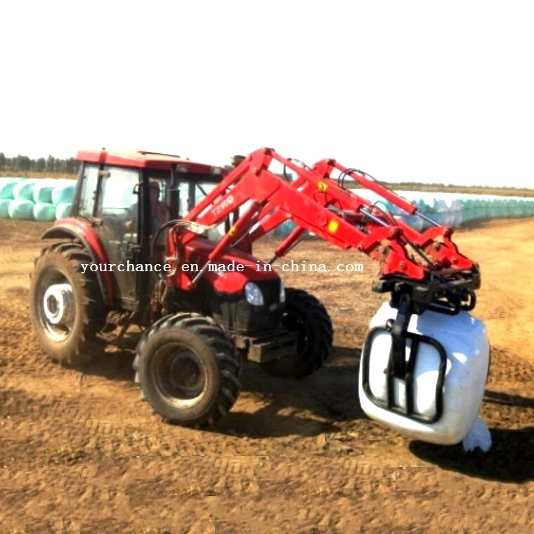 Herramienta de apropiación de la venta caliente Australia cargadora frontal Tractor con pala de paca paca de heno de ronda para agarrar