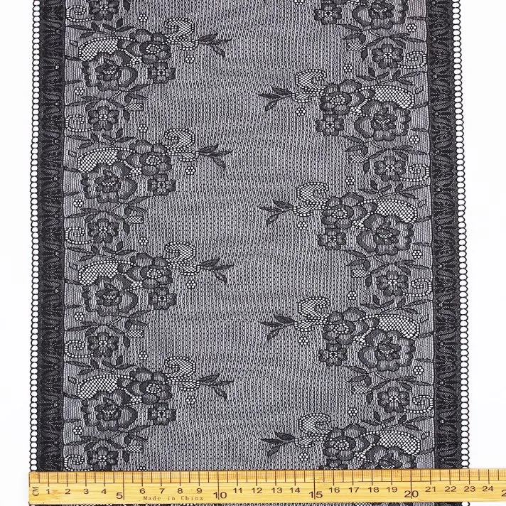 Guarnição de licra de nylon Lace Tecido Lace perfeita para roupa interior